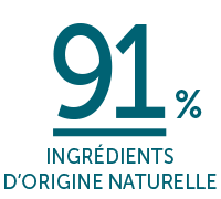 91% origine naturelle