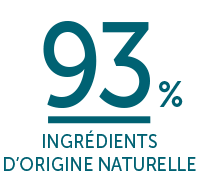 93% origine naturelle